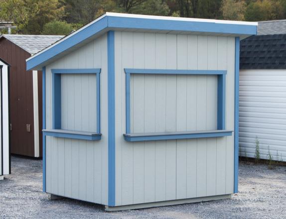 6x8 Lean-To Concession Building