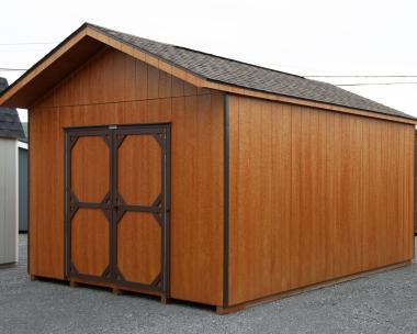 12x16 Front Entry Peak Shed