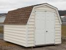 8x10 Heavy Duty Mini Barn Storage Shed with Beaded Vinyl Siding