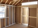 Inside: 10x12 Cape Cod Storage Shed