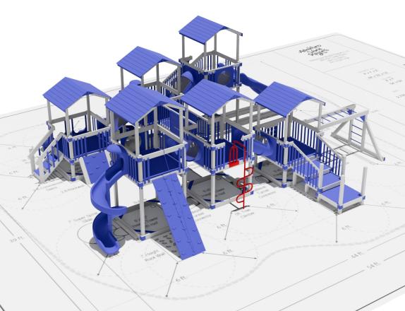 Extra Large ASTM Compliant Playset